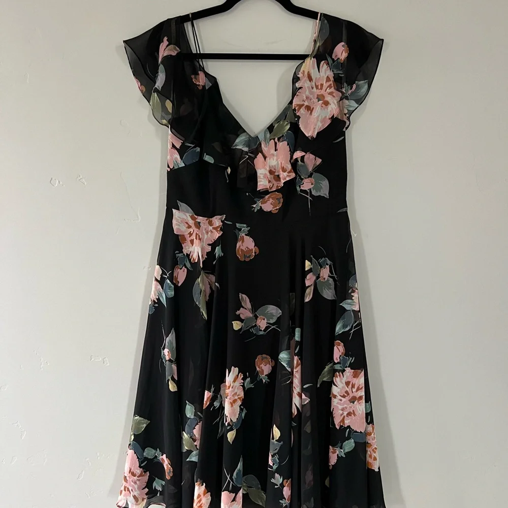 Jenny Yoo Collection Floral Dress - Size 10 - Picture 3 of 6